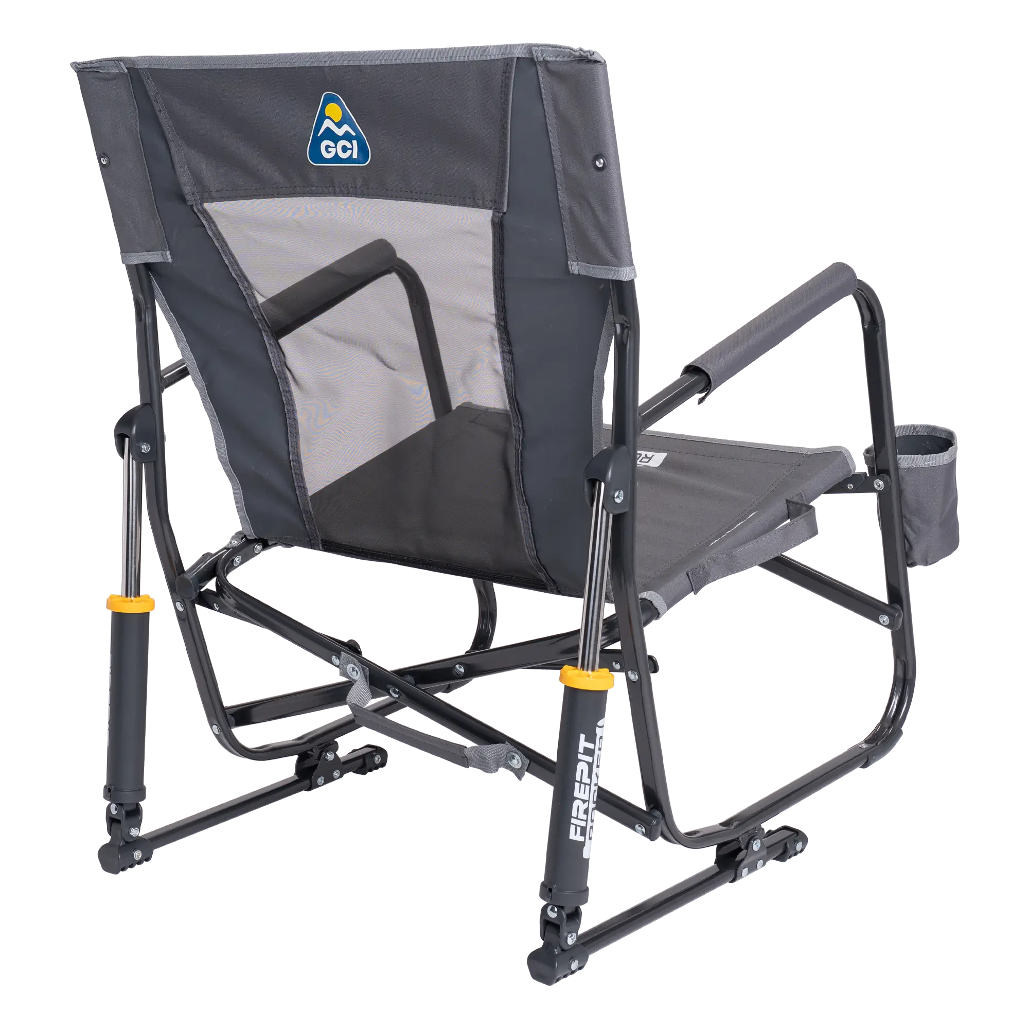 Heavy Duty FirePit Rocker - Rocker Chair for Camping & Lawns Detail