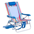 Premium All-Weather Big Surf with Slide Table - Rocker Chair for Camping & Lawns - Multi Stripe