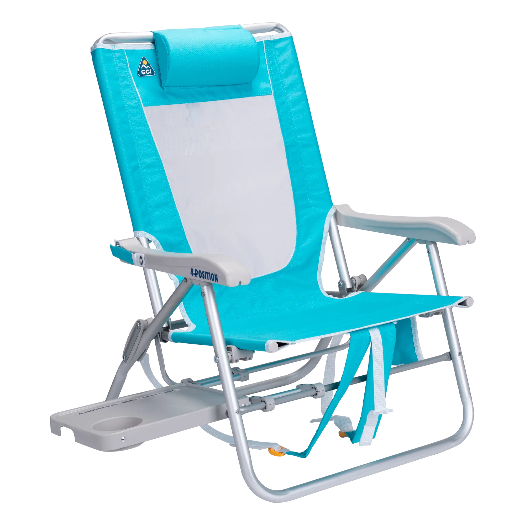 Premium All-Weather Big Surf with Slide Table - Rocker Chair for Camping & Lawns - Seafoam Green