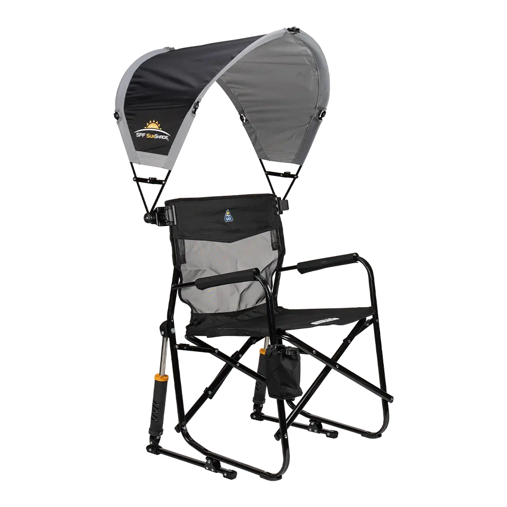 Heavy Duty SunShade Accessory - Black - Portable Beach Canopy with Adjustable Shade Angle Detail