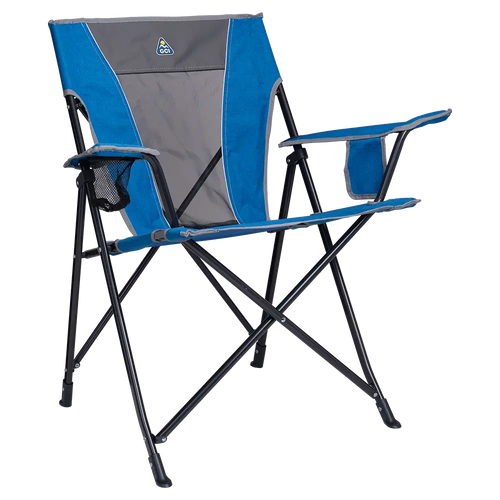 Ergonomic Portable Comfort Quad Chair - Outdoor Rocking Chairs with Dynamic Comfort Edge - Heathered Royal