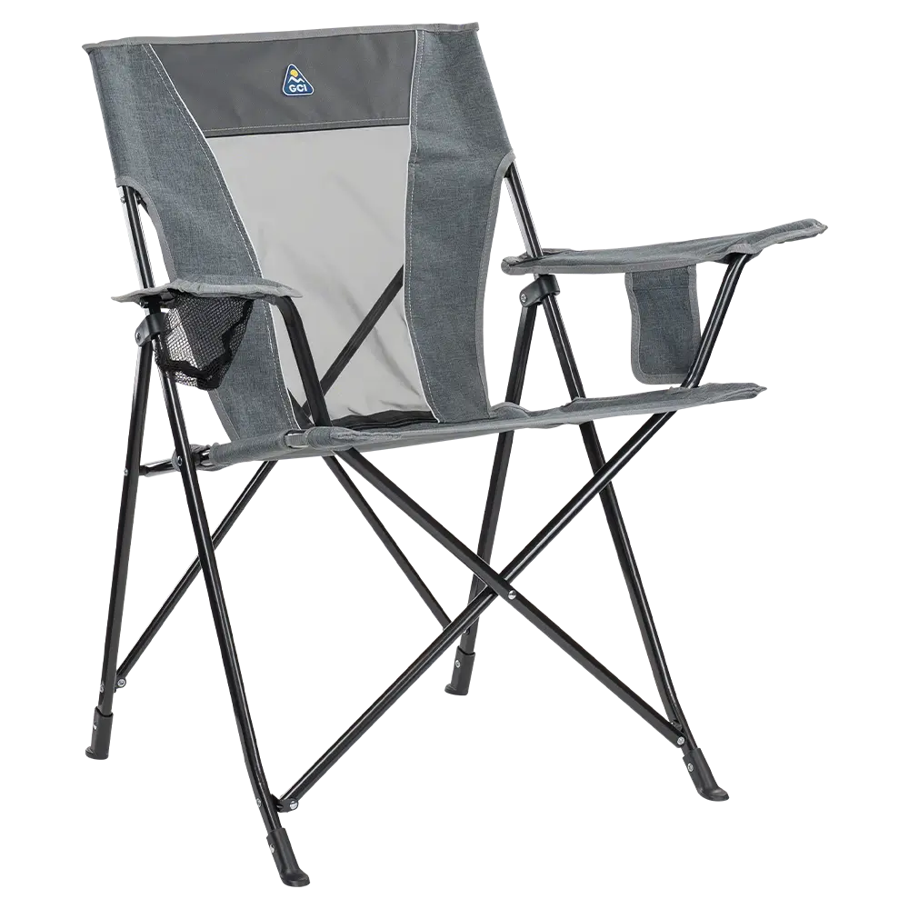 Ergonomic Portable Comfort Quad Chair - Outdoor Rocking Chairs with Dynamic Comfort Edge - Heathered Pewter