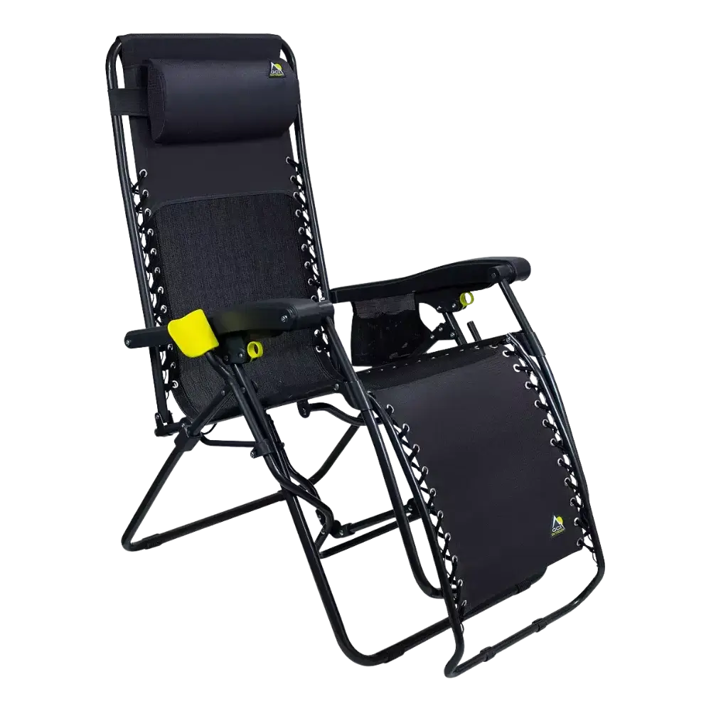 Foldable Freeform Zero Gravity Lounger Bundle - Folding Rocking Chair - Perfect for Tailgating Detail