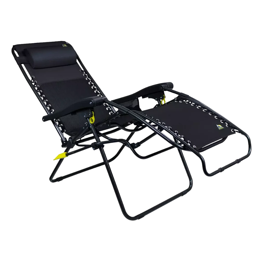 Foldable Freeform Zero Gravity Lounger Bundle - Folding Rocking Chair - Perfect for Tailgating Detail
