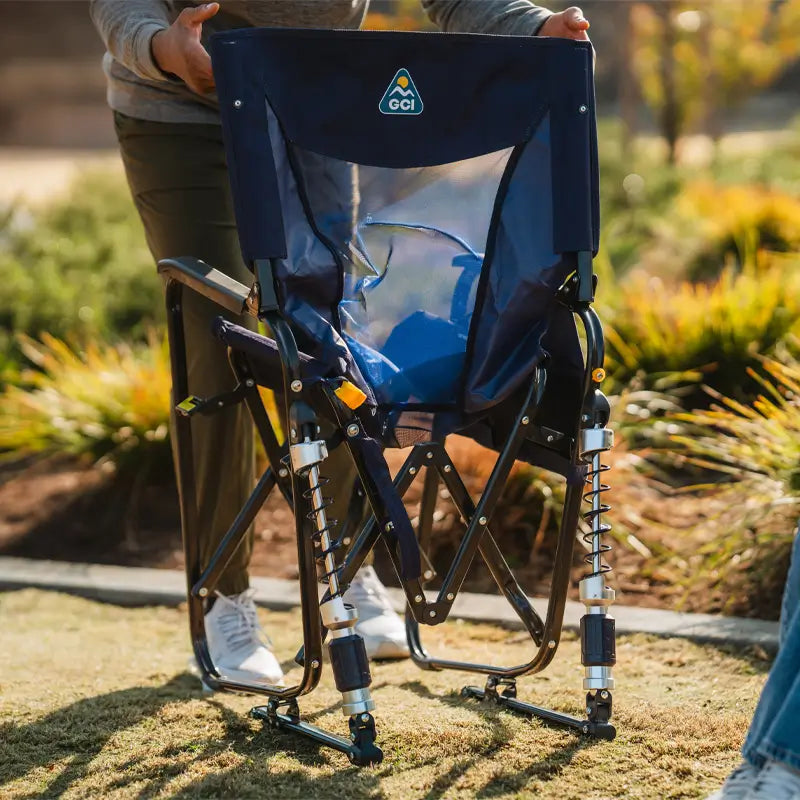 Foldable Adjustable Rocker - Outdoor Rocking Chairs with Dynamic Comfort Edge Detail