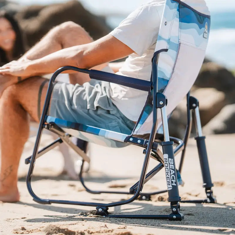 Premium All-Weather Beach Rocker - Rocker Chair for Camping & Lawns Detail