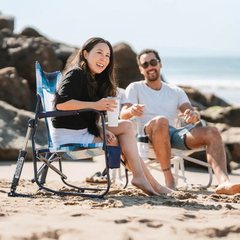 Premium All-Weather Beach Rocker - Rocker Chair for Camping & Lawns Detail
