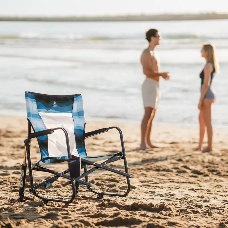 Premium All-Weather Beach Rocker - Rocker Chair for Camping & Lawns Detail