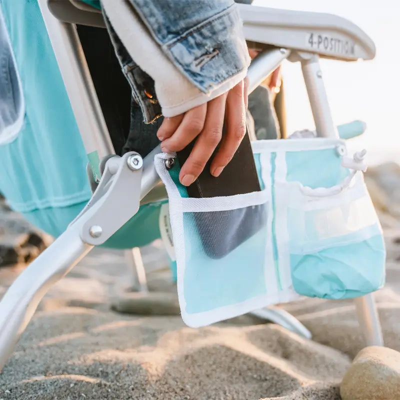 Premium All-Weather Bi-Fold Beach Chair - Outdoor Rocking Chairs with Dynamic Comfort Edge Detail