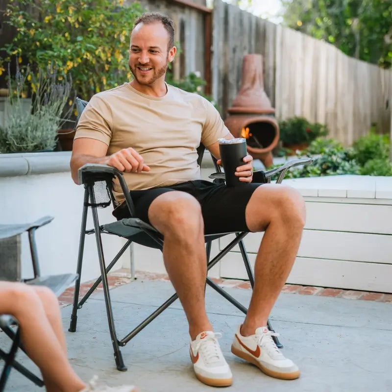 Ergonomic Portable Comfort Quad Chair - Outdoor Rocking Chairs with Dynamic Comfort Edge Detail