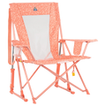 Foldable Comfort Pro Rocker - Rocker Chair for Camping & Lawns - Coral Garden