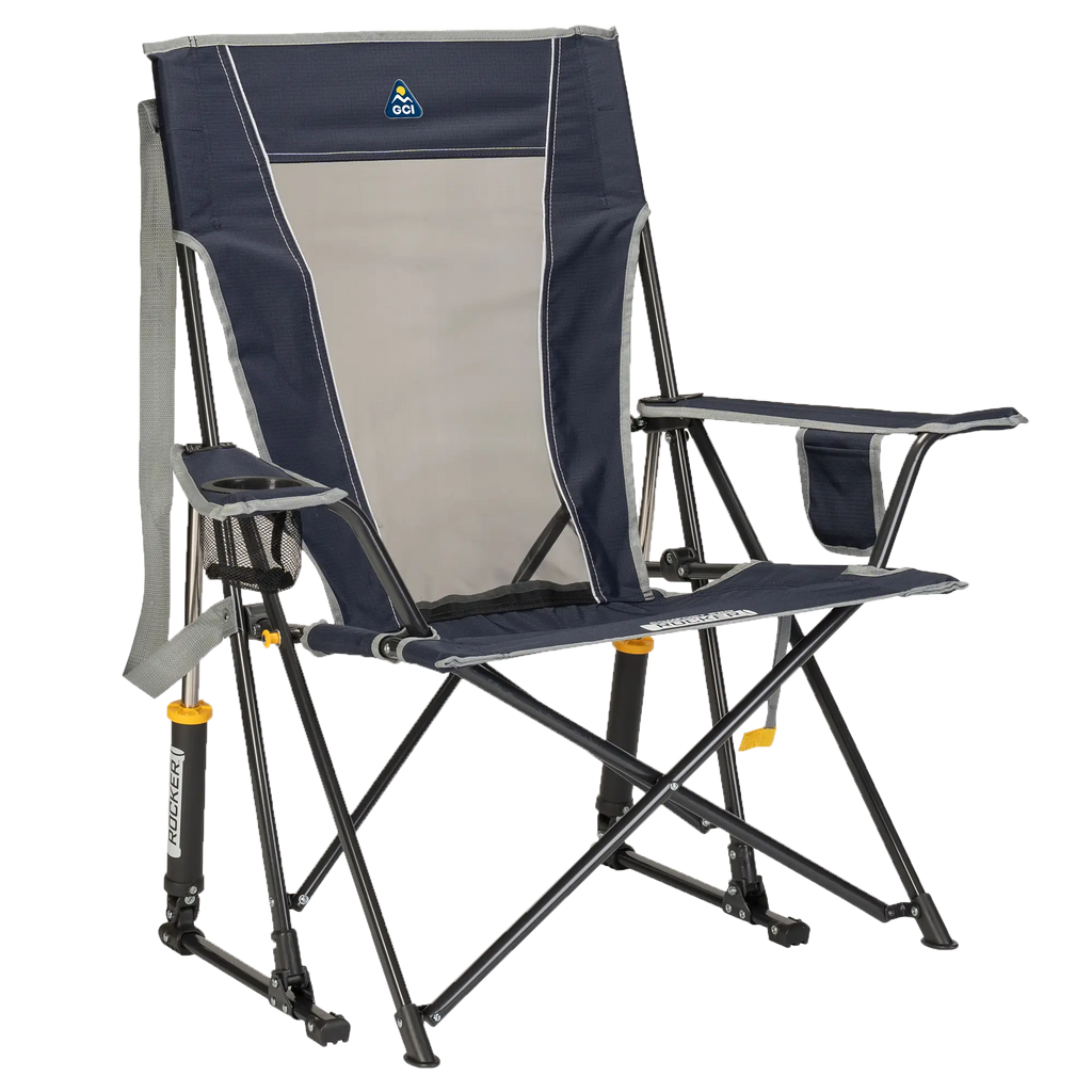 Foldable Comfort Pro Rocker - Rocker Chair for Camping & Lawns - Indigo