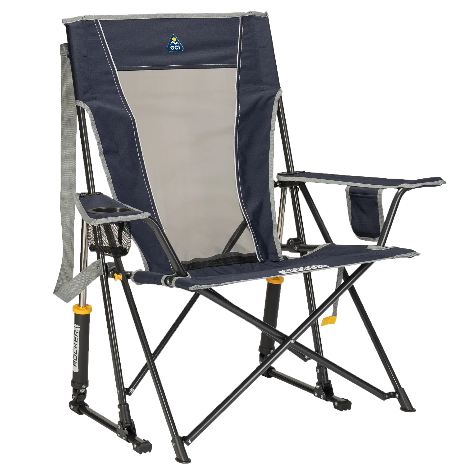 Foldable Comfort Pro Rocker - Rocker Chair for Camping & Lawns - Indigo