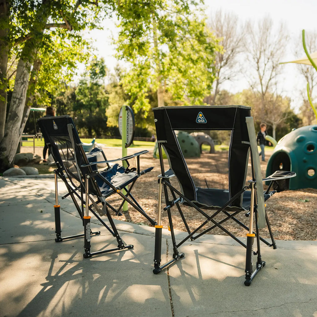 Foldable Comfort Pro Rocker - Rocker Chair for Camping & Lawns Detail