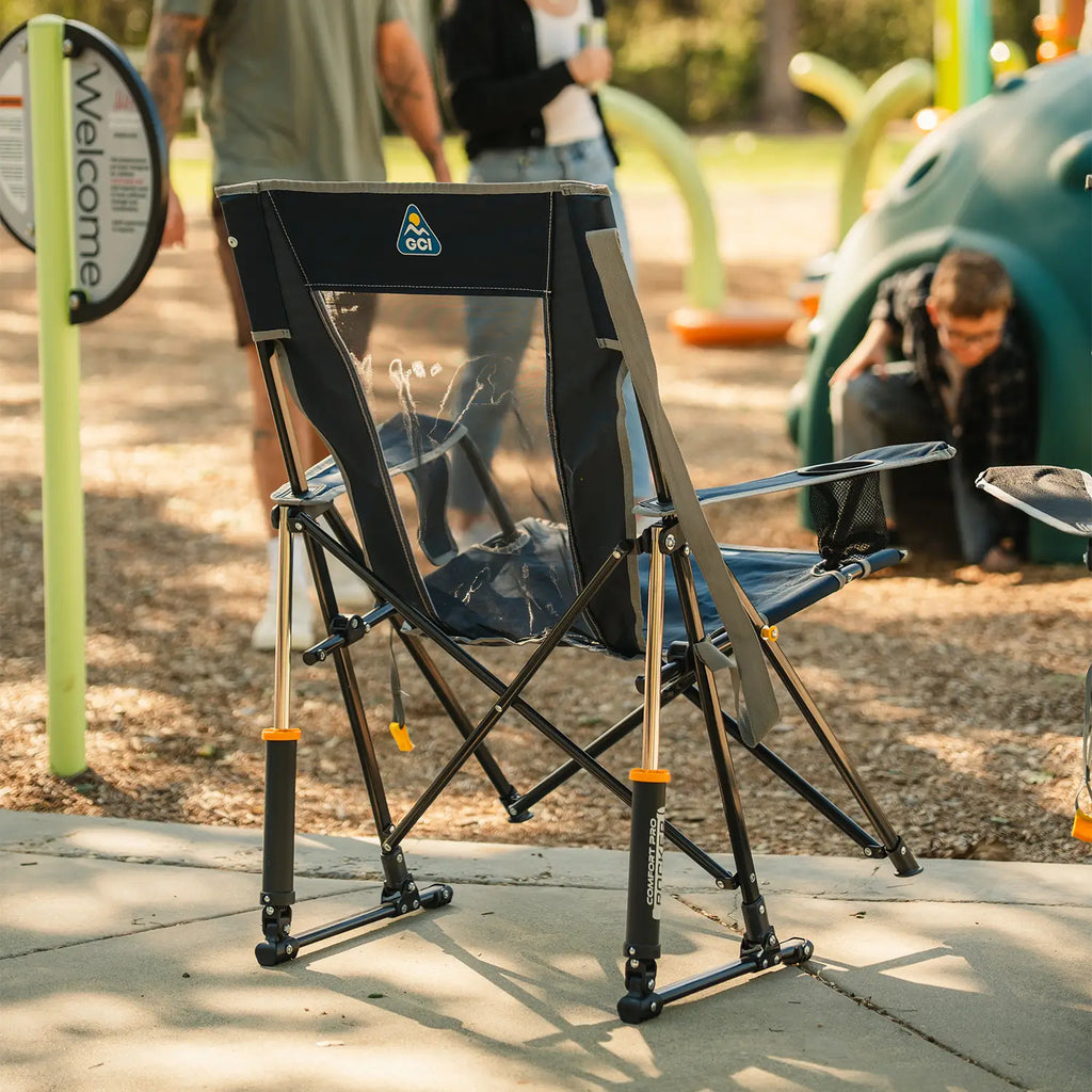 Foldable Comfort Pro Rocker - Rocker Chair for Camping & Lawns Detail