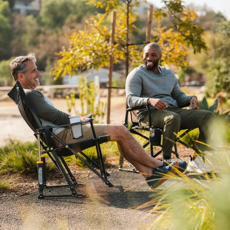 Premium All-Weather Comfort Pro Rocker XL - Rocker Chair for Camping & Lawns Detail