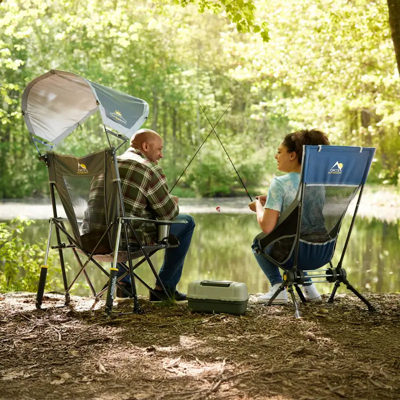 Ultra-Comfortable ComPack Rocker - Rocker Chair for Camping & Lawns Detail