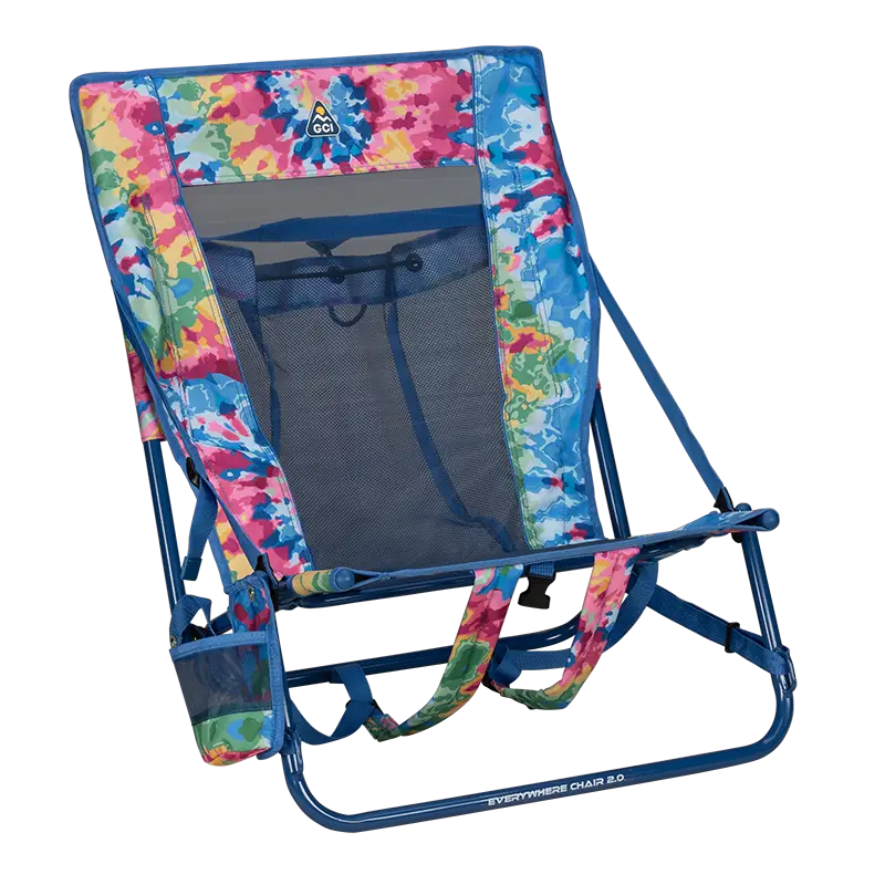 Premium All-Weather Everywhere Chair 2 - Rocker Chair for Camping & Lawns - Tie Dye