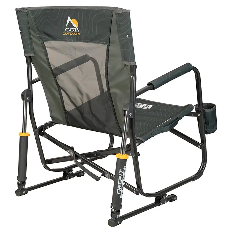 Heavy Duty FirePit Rocker - Rocker Chair for Camping & Lawns Detail