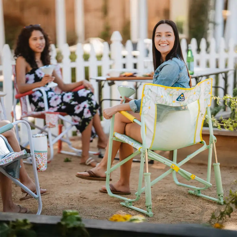 Ultra-Comfortable Freestyle Rocker - Rocker Chair for Camping & Lawns Detail