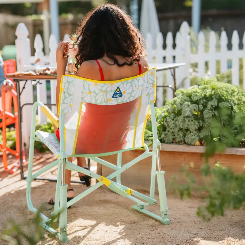 Ultra-Comfortable Freestyle Rocker - Rocker Chair for Camping & Lawns Detail