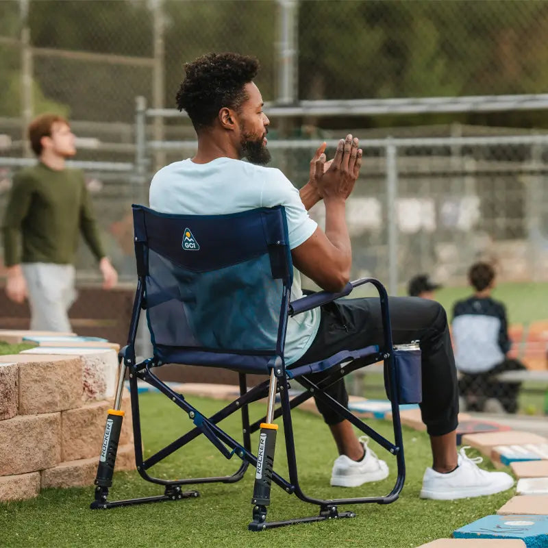 Ultra-Comfortable Freestyle Rocker Elite - Folding Rocking Chair - Perfect for Tailgating Detail