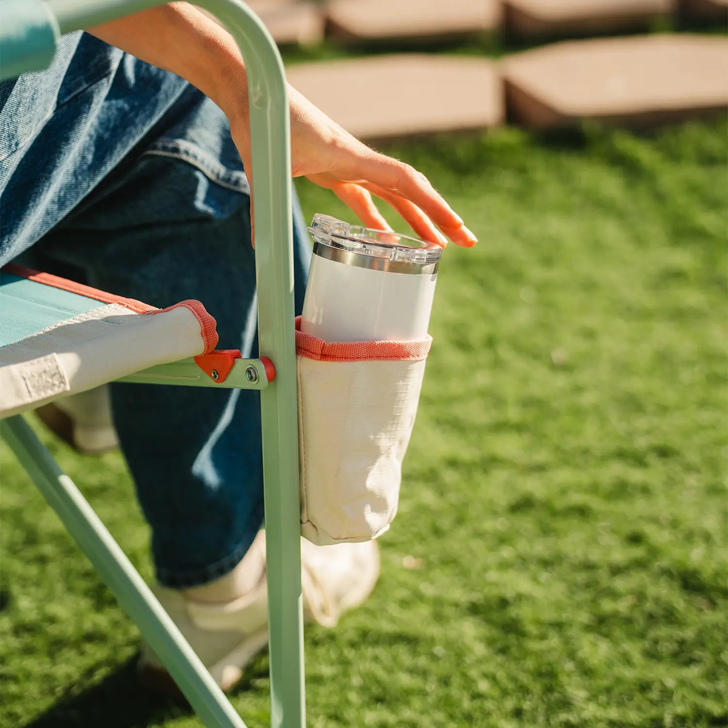 Ultra-Comfortable Freestyle Rocker - Rocker Chair for Camping & Lawns Detail