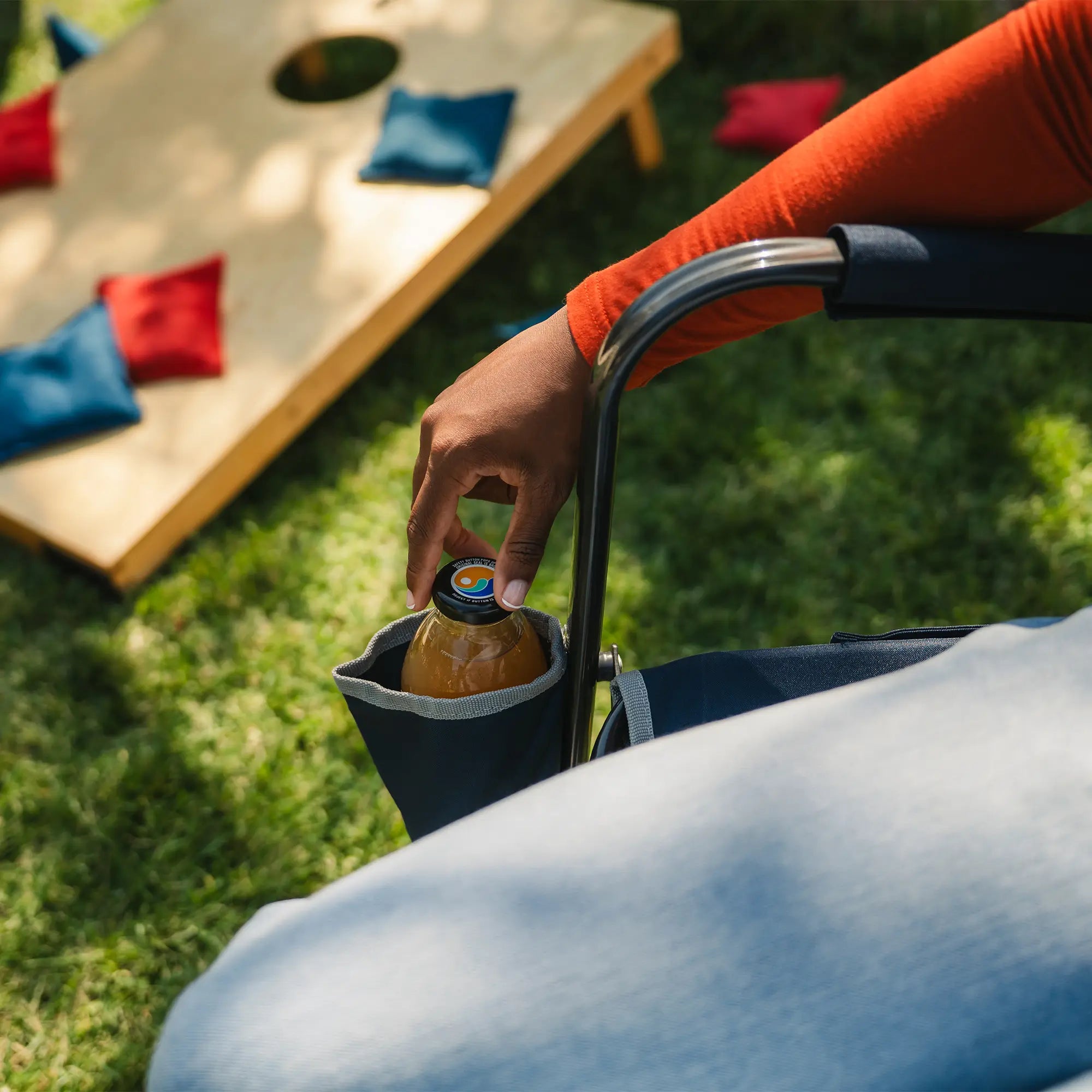Ultra-Comfortable Freestyle Rocker - Rocker Chair for Camping & Lawns Detail