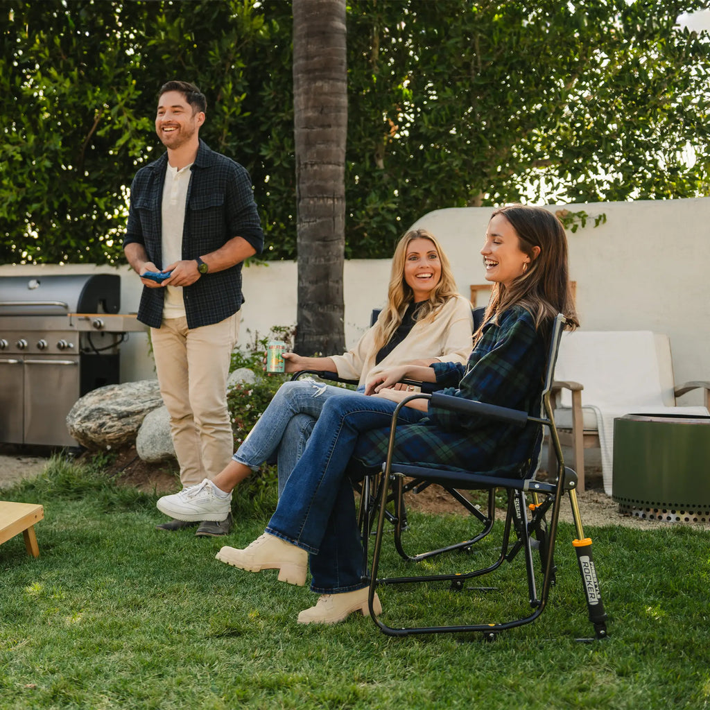 Ultra-Comfortable Freestyle Rocker - Rocker Chair for Camping & Lawns Detail