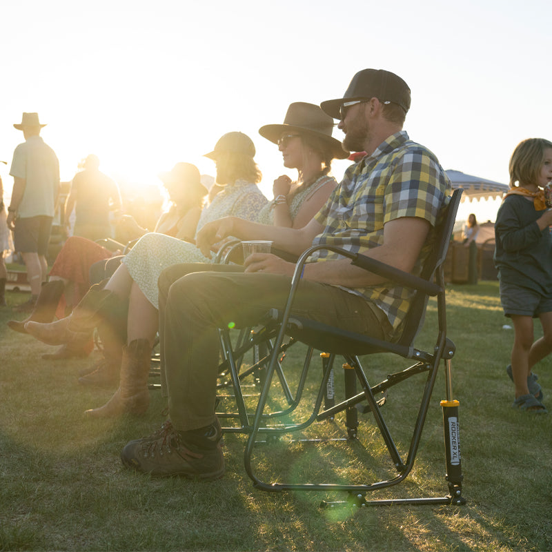 Premium All-Weather Freestyle Rocker XL - Camp Rocker Chair for Fishing & Beach Trips Detail