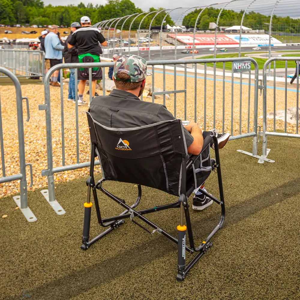 Premium All-Weather Freestyle Rocker XL - Camp Rocker Chair for Fishing & Beach Trips Detail
