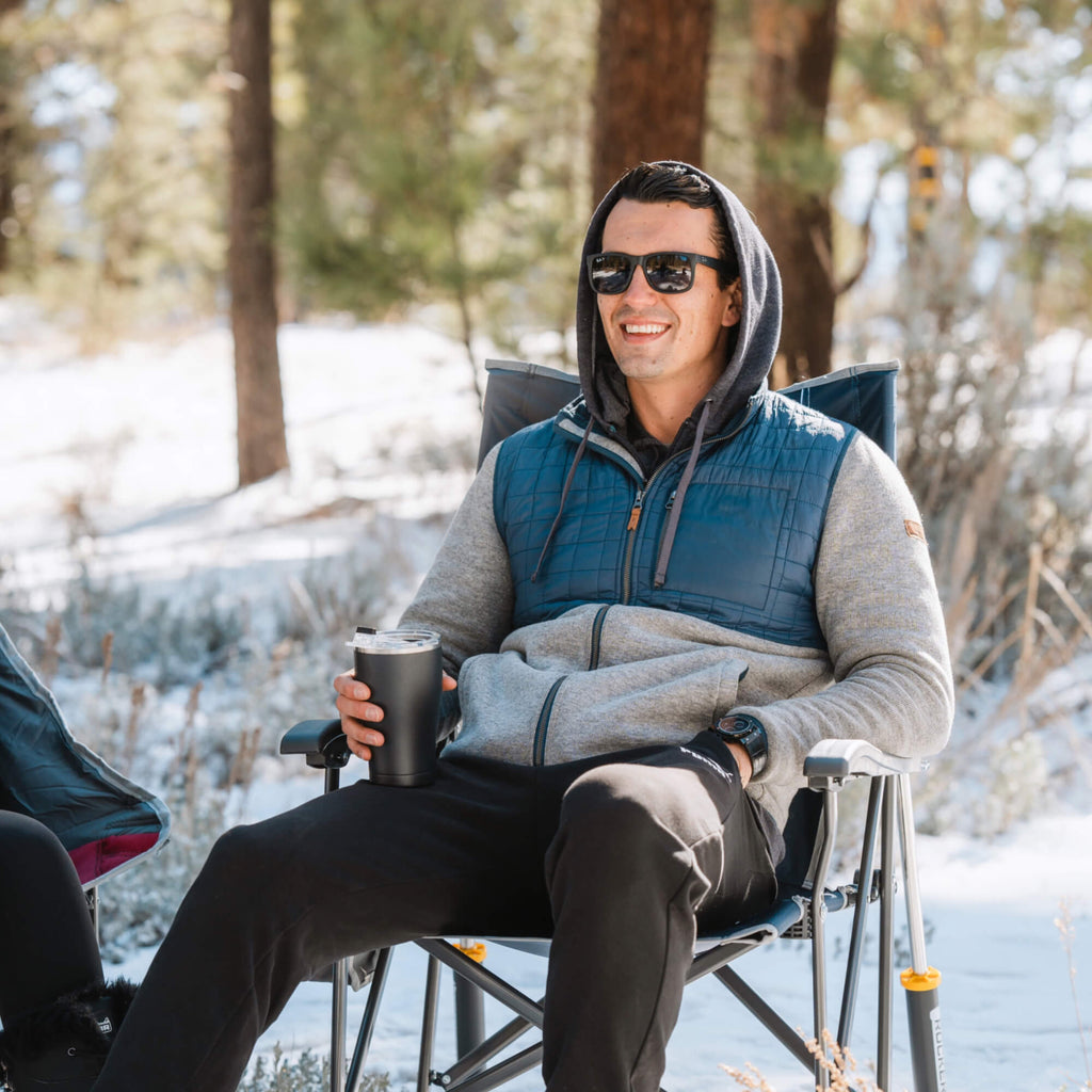 Foldable RoadTrip Rocker - Folding Rocking Chair - Perfect for Tailgating Detail