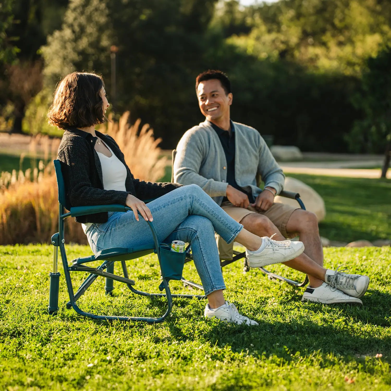 Heavy Duty Grab & Go Rocker - Rocker Chair for Camping & Lawns Detail