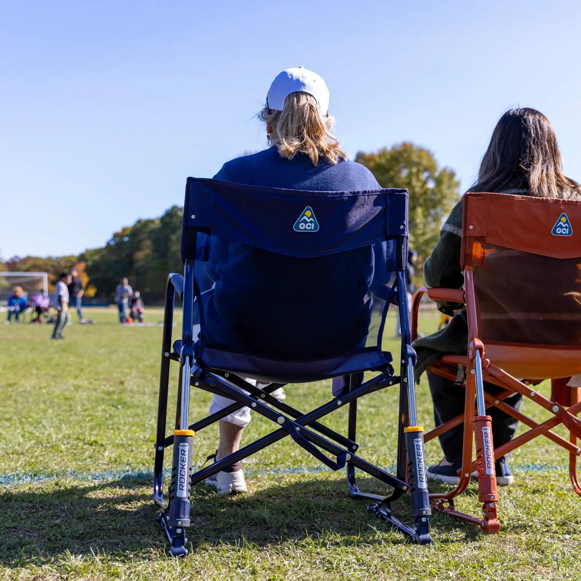 Ultra-Comfortable Freestyle Rocker Elite - Folding Rocking Chair - Perfect for Tailgating Detail