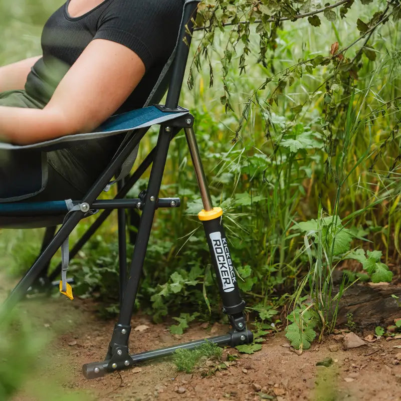 Heavy Duty Kickback Rocker - Outdoor Rocking Chairs with Dynamic Comfort Edge Detail