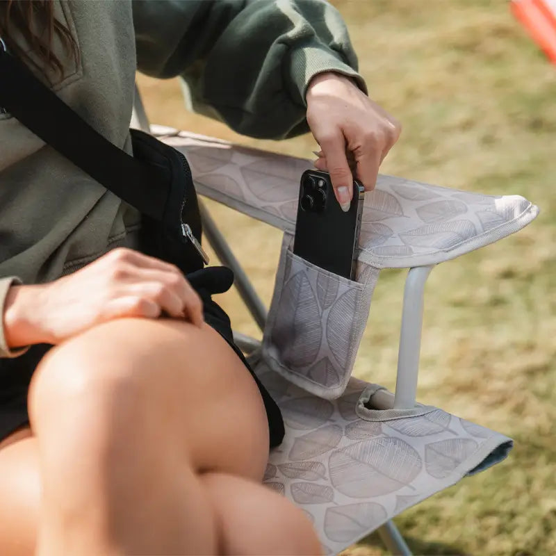 Heavy Duty Kickback Rocker - Outdoor Rocking Chairs with Dynamic Comfort Edge Detail