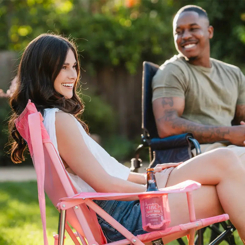 Heavy Duty Kickback Rocker - Outdoor Rocking Chairs with Dynamic Comfort Edge Detail