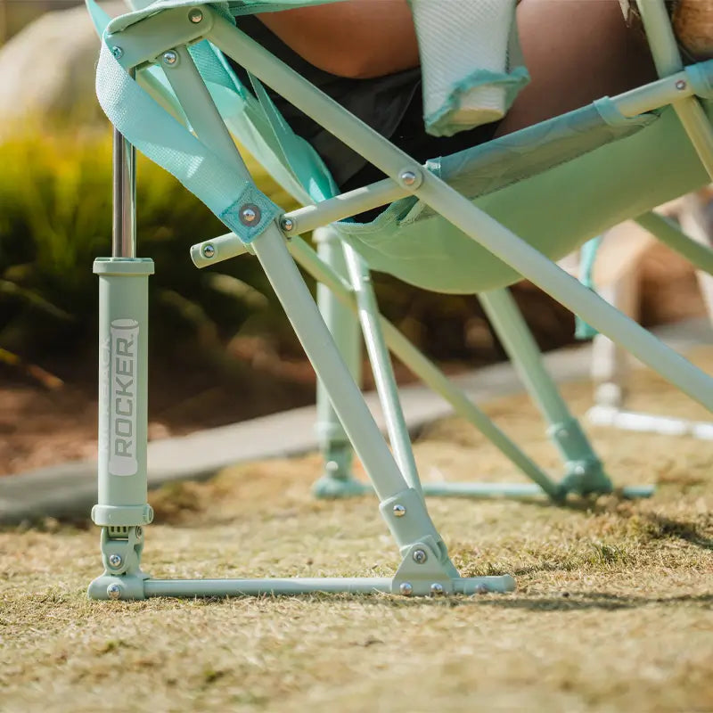 Heavy Duty Kickback Rocker - Outdoor Rocking Chairs with Dynamic Comfort Edge Detail