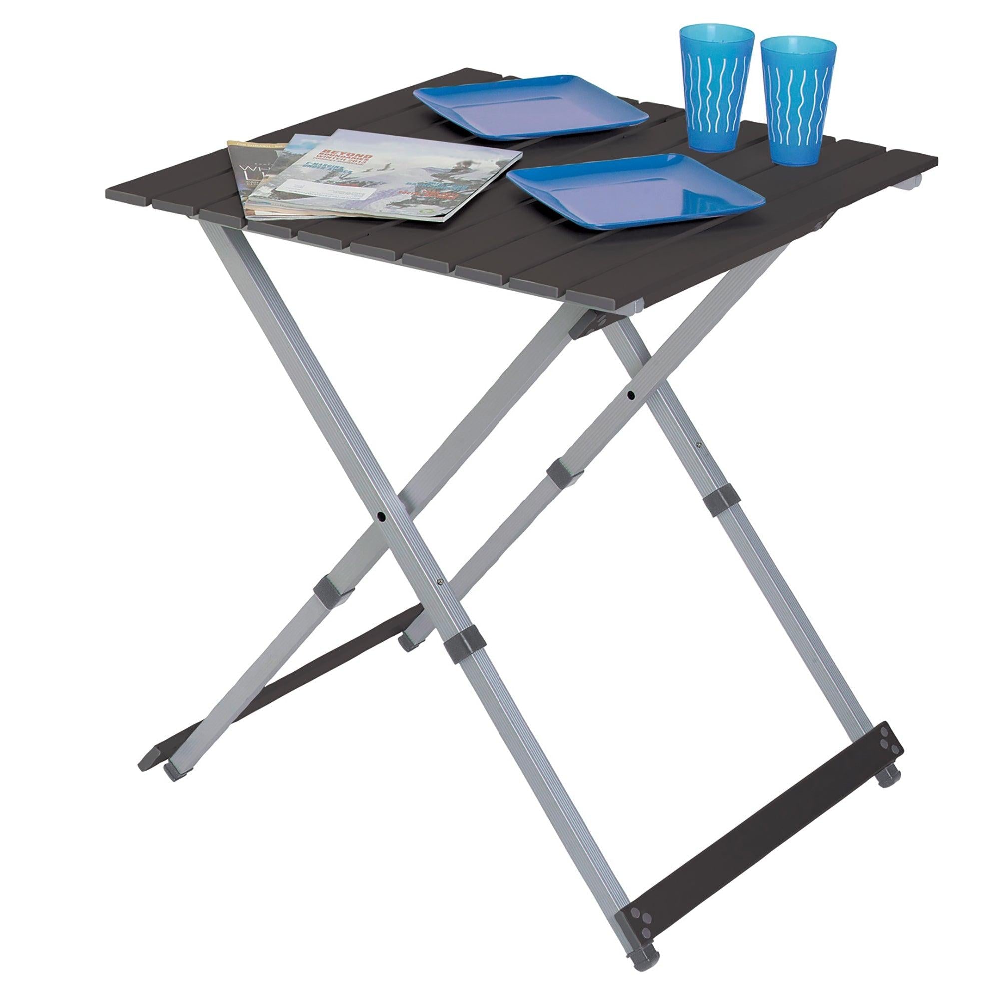 Heavy Duty Compact Camp Table 25 - Portable Camp Kitchen Table Counter Detail