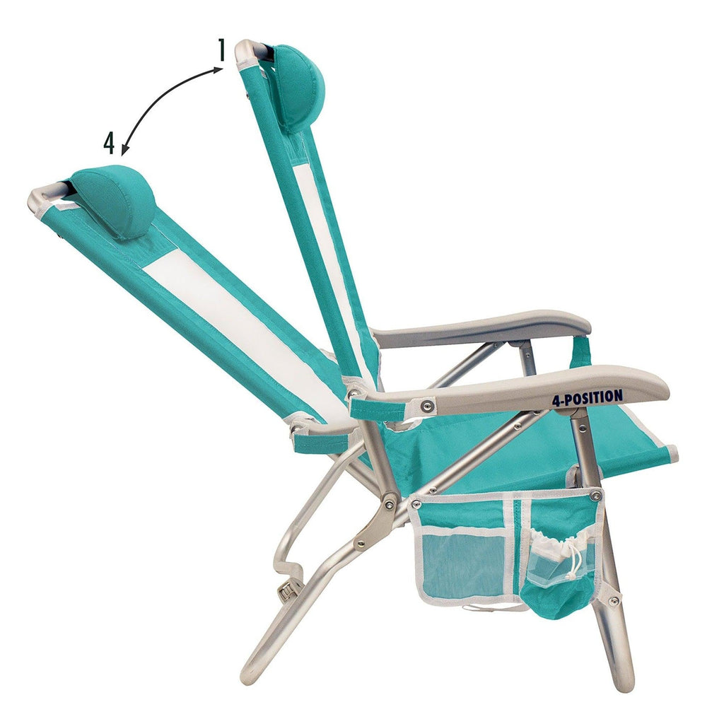 Premium All-Weather Bi-Fold Beach Chair - Outdoor Rocking Chairs with Dynamic Comfort Edge Detail