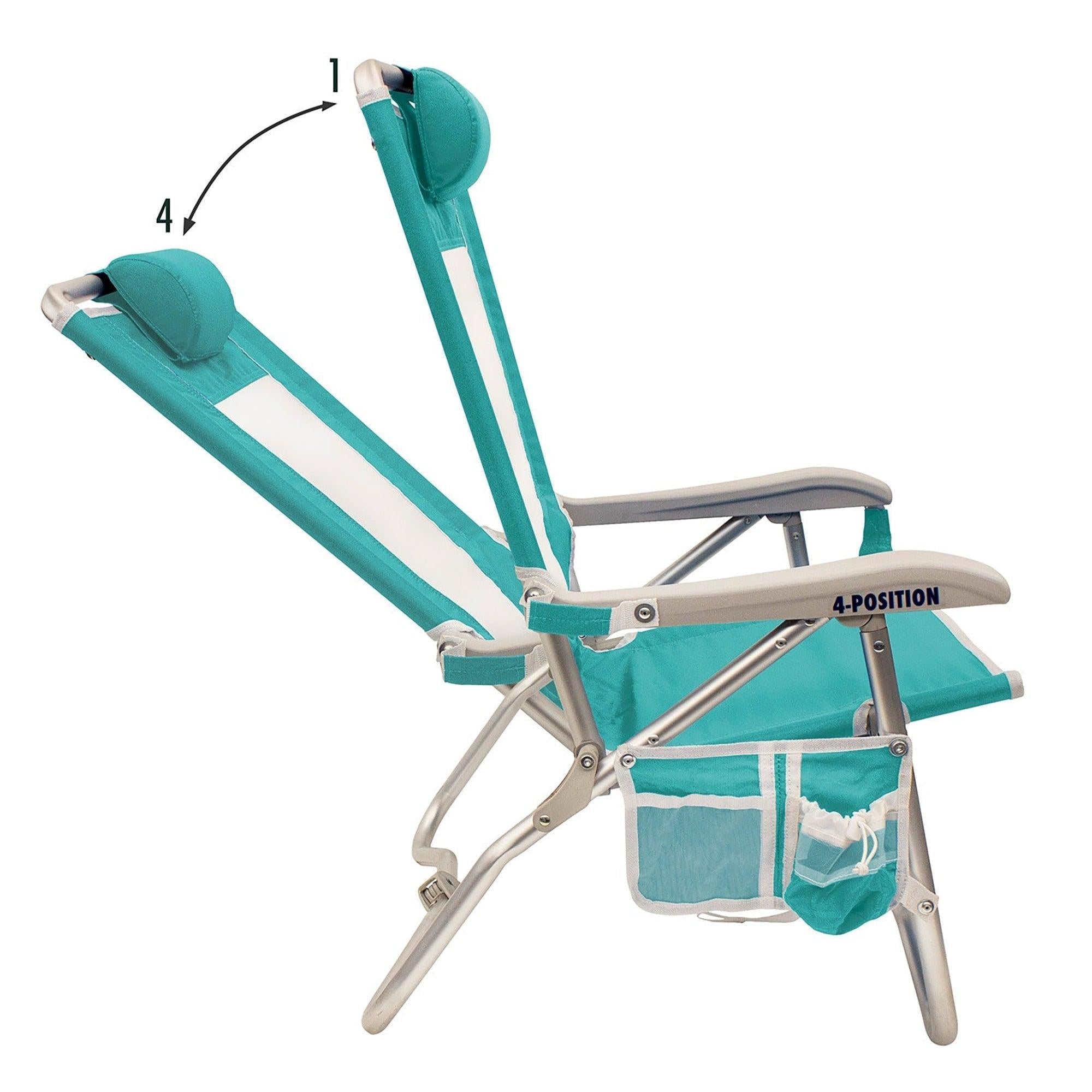Premium All-Weather Bi-Fold Beach Chair - Outdoor Rocking Chairs with Dynamic Comfort Edge Detail