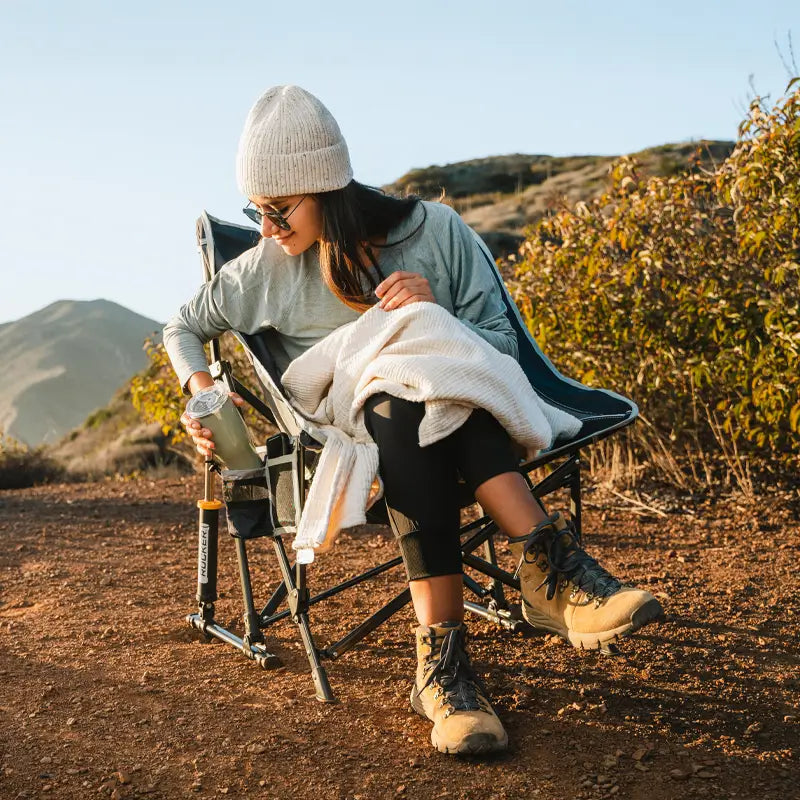 Ultra-Comfortable Pod Rocker - Camp Rocker Chair for Fishing & Beach Trips Detail