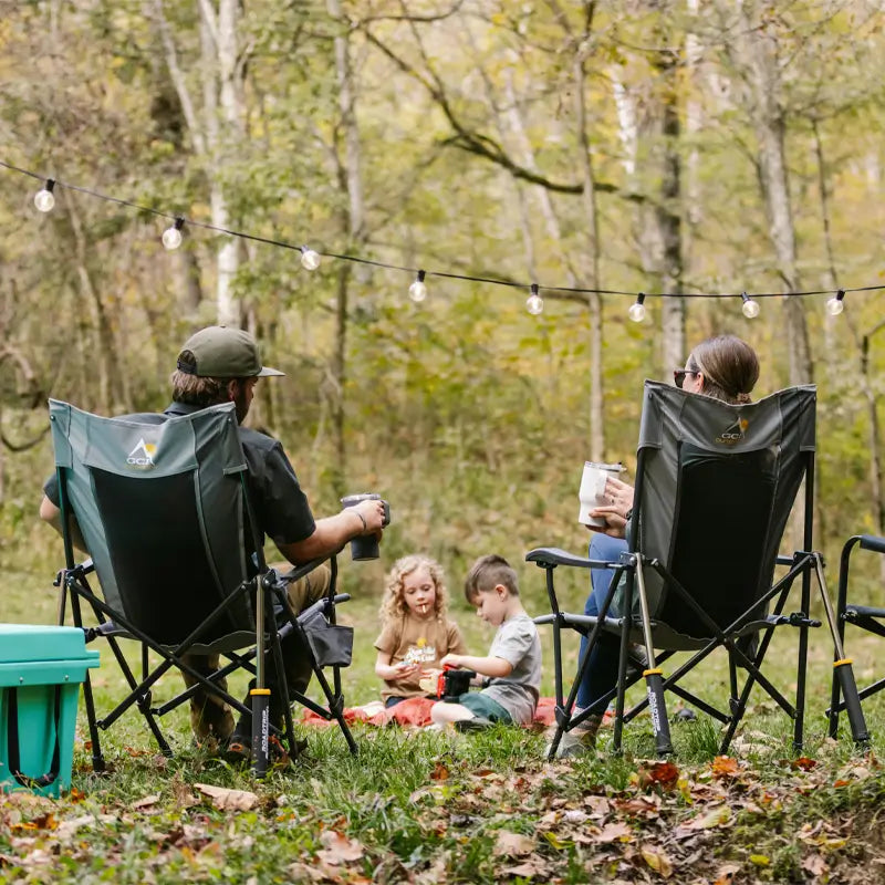 Foldable RoadTrip Rocker - Folding Rocking Chair - Perfect for Tailgating Detail
