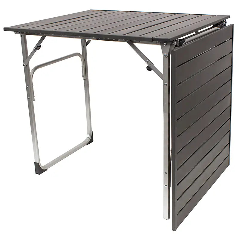 Multi-Functional Slim-Fold Table - Heavy Duty Aluminum Folding Picnic Table Detail