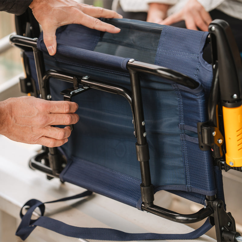 Ergonomic Portable Stadium Rock-Cliner - Camp Rocker Chair for Fishing & Beach Trips Detail