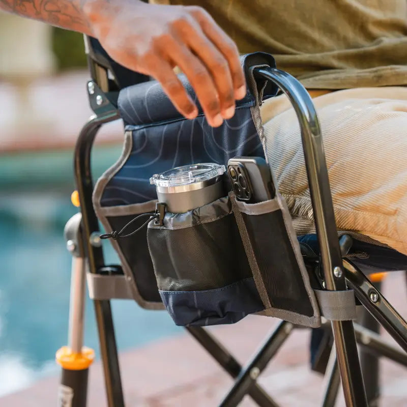 Ultra-Comfortable Stowaway Rocker - Camp Rocker Chair for Fishing & Beach Trips Detail
