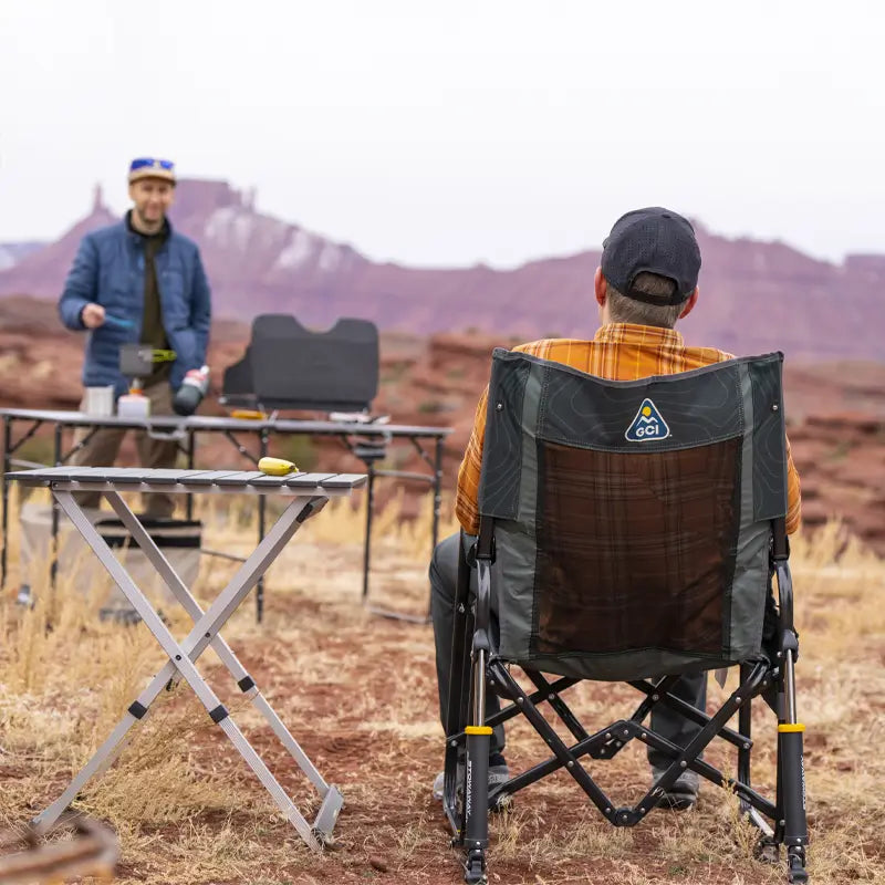 Ultra-Comfortable Stowaway Rocker - Camp Rocker Chair for Fishing & Beach Trips Detail