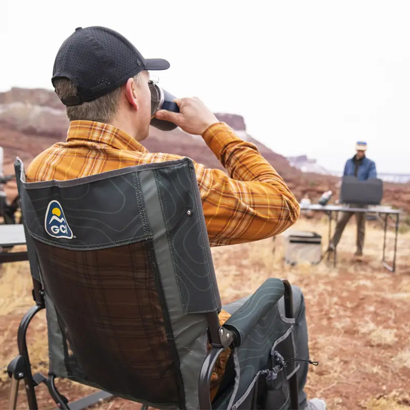 Ultra-Comfortable Stowaway Rocker - Camp Rocker Chair for Fishing & Beach Trips Detail