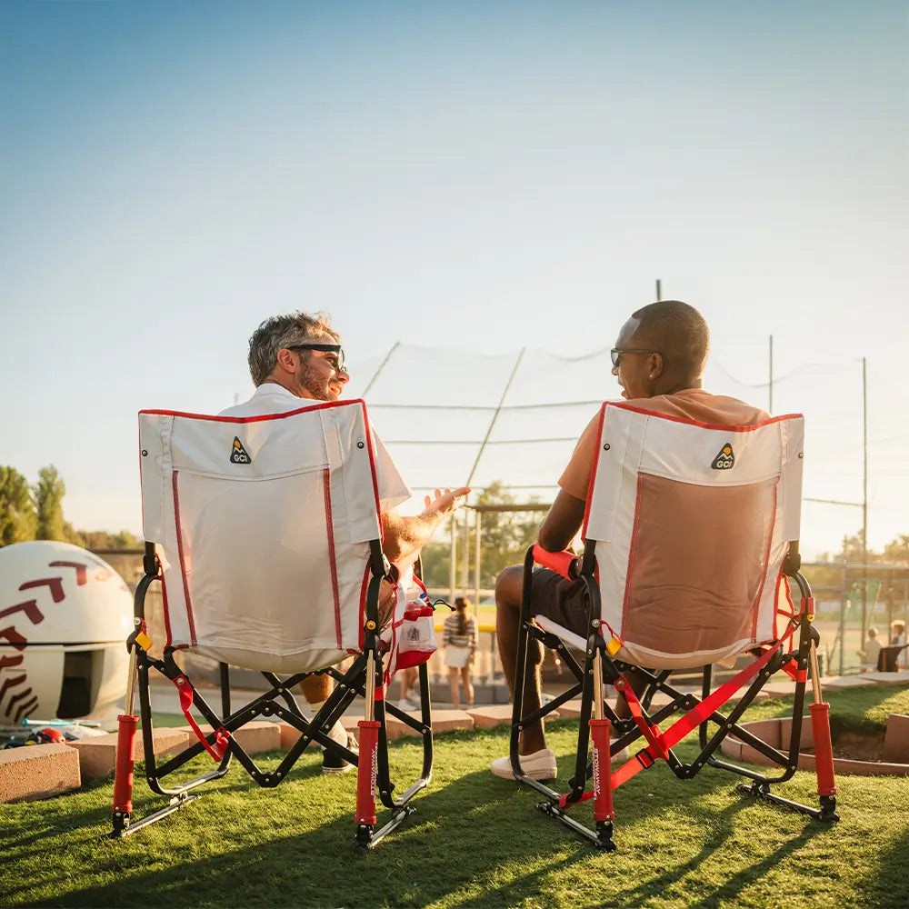 Ultra-Comfortable Stowaway Rocker - Camp Rocker Chair for Fishing & Beach Trips Detail
