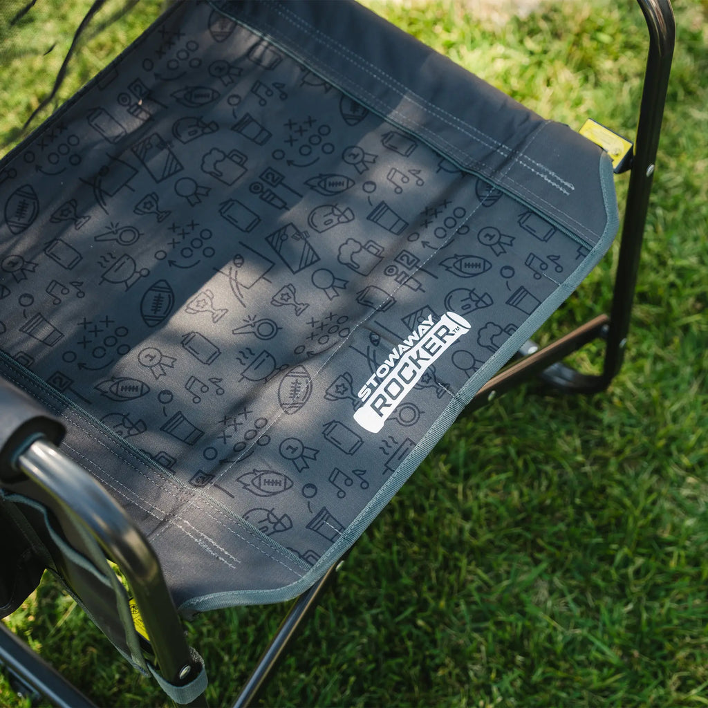 Ultra-Comfortable Stowaway Rocker - Camp Rocker Chair for Fishing & Beach Trips Detail